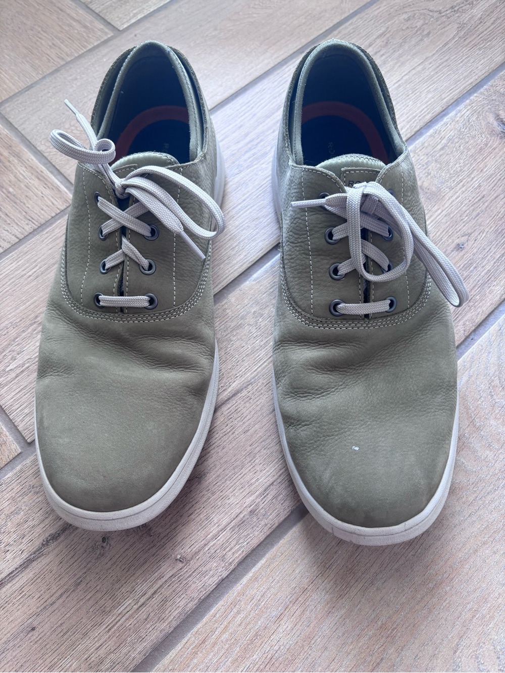 Rockport Zaden Cyo Men’s Green Suede Sneakers 14W